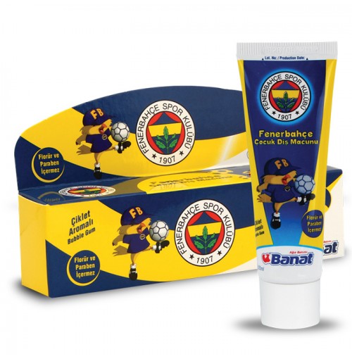 Banat Ciklet  Aromalı Çocuk Diş Macunu Fenerbahçe